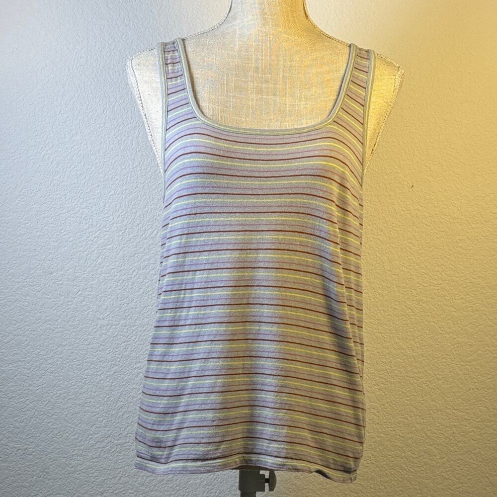 Madewell Striped Sleeveless Tank Top Size Medium